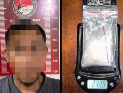 Polres Muratara Tangkap Kurir Sabu 21 Gram di Jembatan Desa Maur Baru