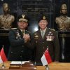 Perkuat Stabilitas Kawasan, Kasad Terima Kunjungan Kasad Singapura