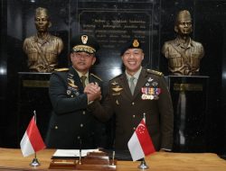 Perkuat Stabilitas Kawasan, Kasad Terima Kunjungan Kasad Singapura