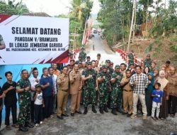 Jembatan Perintis Garuda Rampung, Pangdam Rudy Soroti Inovasi Penguatan Konstruksi
