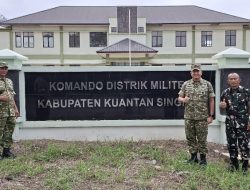 Asrendam XIX/Tuanku Tambusai Tinjau Kesiapan Pembentukan Kodim Teluk Kuantan