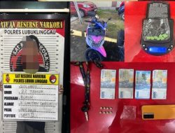 Polres Lubuk Linggau Bekuk Pengedar Ekstasi 8 Butir di Dini Hari Pasar Satelit