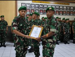 Dandim 0732/Sleman Pimpin Corp Rapot Pindah Satuan dan Pergeseran Jabatan