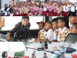 Usai Kunjungan ke Kapal Perang TNI AL, Pelajar SDN 13 Sorong Ingin Menjadi Prajurit TNI AL