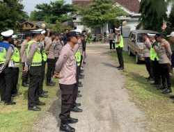 Polres Mesuji dan Polsek Jajaran Melaksanakan Pengamanan Ibadah Peringatan Kenaikan Isa Al-Masih