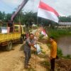 Kodim 0103/Aceh Utara Bantu Pulihkan Akses Warga Lewat Pembangunan Jembatan Aramco