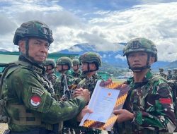 Pangkogabwilhan III Berikan Penghargaan kepada 36 Prajurit Yonif 751/VJS atas Keberhasilan Amankan Ribuan Batang Ganja di Oksibil