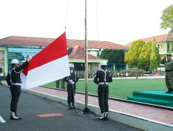 Kodam II/Sriwijaya Gelar Upacara Harkitnas Ke-118, Irdam II/Swj Bacakan Sambutan Menkomdigi