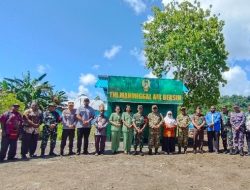 Pangdam XVIII/Kasuari Resmikan Bak Air Bersih Program TMMD ke-128 Kodim 1801/Manokwari