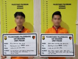 Gerak Cepat, Polda Sumsel Ringkus Dua Pelaku Pencurian dengan Kekerasan di Seberang Ulu