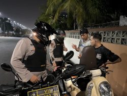 Sisir 4 Zona Krusial Hingga Fajar, Tim Beruang Polres Bekasi Kota Jaga Keamanan Jalur Malam