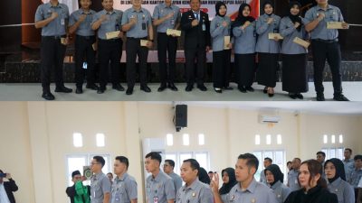 Kakanwil Kemenkum Papua Barat Ambil Sumpah PNS dan Lantik Pegawai dalam Jabatan Fungsional, Teguhkan Integritas ASN