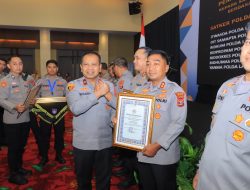 Kapolres Mesuji Raih Dua Penghargaan Sekaligus Atas Kinerja Pengelolaan Anggaran Terbaik