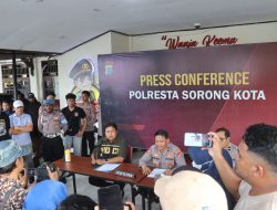 Polresta Sorong Kota Ringkus Dua Pelaku Pembunuhan di Kampung Baru Setelah Sebulan Bersembunyi di Hutan