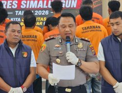 Sat Narkoba Polres Simalungun Torehkan Rekor Terbaik, Operasi Antik Toba 2026 Ringkus 53 Tersangka Dan Sita Lebih Dari Satu Kilogram Narkoba