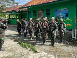 Melalui Patroli Keamanan Gabungan, Satgas Swasembada Yonif 643/Wns Koops TNI Habema Berhasil Temukan Ladang Ganja