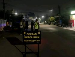 Jaga Kondusifitas Kamtibmas, Polsek Bekasi Selatan Intensifkan Razia dan Patroli Jam Rawan