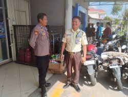 Sambangi Satpam Bank Saat Patroli, Polisi Tekankan Deteksi Dini Gangguan Keamanan
