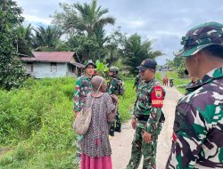 Satgas Yonif 123/Rajawali Perkuat Kedekatan dengan Warga Lewat Komsos di Kampung Tamanim