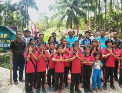 Karya Bakti Skala Besar TNI AD Rampungkan Jembatan Armco Sungai Menaula di Nias Utara
