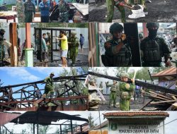 TNI-Polri dan Warga Bersatu di Tengah Duka Wanghete, Bangkitkan Harapan Pasca Kebakaran YAPIS Ash-Shiddiq