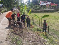 Bahu Membahu di Lokasi Talud, Tri Mawardi Kobarkan Semangat Gotong Royong