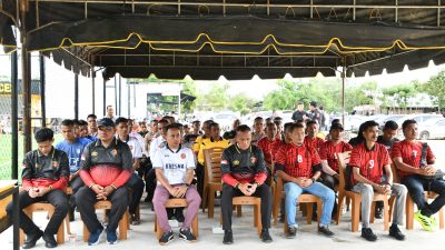 Mini Soccer Piala Kapolres Aceh Timur Cup I 2026 Resmi Dibuka, 13 Tim Berlaga Semarakkan Hari Bhayangkara Ke-80