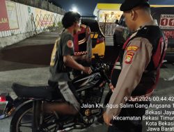 Polsek Rawalumbu Gelar Razia Stasioner di Titik Rawan, Ciptakan Rasa Aman Bagi Masyarakat