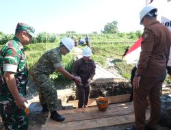 Tingkatkan Konektivitas Warga, Peletakan Batu Pertama Jembatan Beton Garuda Kota Blitar Resmi Dimulai