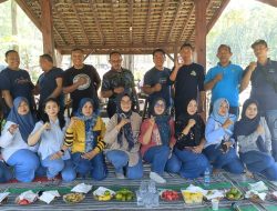 KBT Koramil 0825/14 Kabat Pererat Kebersamaan Melalui Outbound Ceria di Gerbang Raung