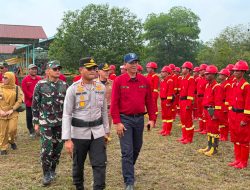 Dukung Program Presiden, Polda Sumsel Gelar Simulasi Penanganan Karhutla di Muratara