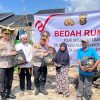 Dukung Program Kesejahteraan Nasional, Polda Sumsel Gelar Bedah Rumah di Banyuasin