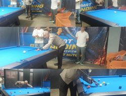 Waka Polda Papua Barat Daya Buka Turnamen Biliard bhayangkara Cup Ke-1 Polda PBD, Menyongsong Hari Bhayangkara Ke-80
