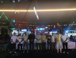 Pererat Hubungan Pemerintah, TNI dan Warga, Kodim 1310/Bitung Nonton Bareng Pembukaan Piala Dunia 2026 di Zona Bakubae Pasar Cita Bitung