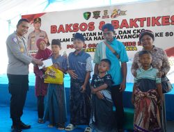 Dukung Ketahanan Kesehatan Nasional, Polda Sumsel Gelar Bakti Sosial Terpadu di OKI