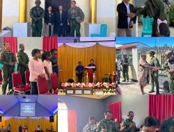 Merajut Kasih dan Kedamaian, Satgas Yonif 2 Marinir Dampingi Ibadah Minggu Warga Waghete