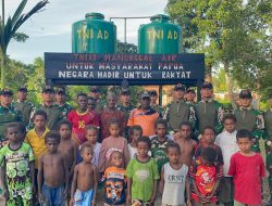 Presiden RI dan Kepala Staf Angkatan Darat Hadir untuk Rakyat, Melalui Satgas Yonif 123/Rajawali