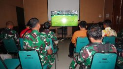 Nobar Piala Dunia di Kodim Boyolali, Satukan TNI dan Masyarakat dalam Semangat Sportivitas