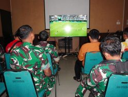 Nobar Piala Dunia di Kodim Boyolali, Satukan TNI dan Masyarakat dalam Semangat Sportivitas