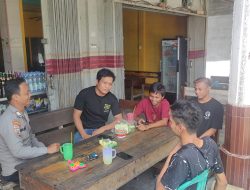 Patroli Rutin Siang Hari, Personel Polsek Menjalin Ajak Warga Jaga Kamtibmas