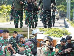 Latihan Halang Rintang, Prajurit Kodaeral XIV Sorong Siap Hadapi Berbagai Dinamika dan Tantangan Dalam Penugasan