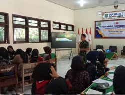 Babinsa Munjungan Tanamkan Wawasan Kebangsaan kepada Peserta LDK SMPN 3 Munjungan