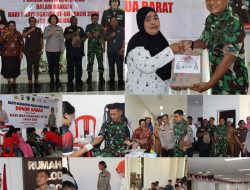 HUT Bhayangkara ke-80: Kodam XVIII/Kasuari Perkokoh Sinergi TNI-Polri dalam Bakti Kesehatan untuk Rakyat