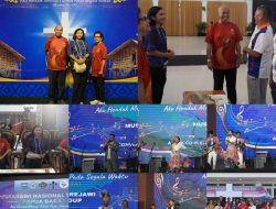 Meriahkan Pesparawi Nasional XIV 2026, Ketua Persit KCK Daerah XVIII/Kasuari dan Prajurit Kodam Kasuari Tebar Semangat Kebersamaan