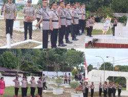 Kapolda Papua Barat Daya Pimpin Upacara Ziarah Rombongan di TMP dalam Rangka Hari Bhayangkara ke-80