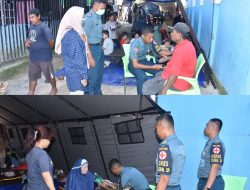 Kodaeral XIV, Respon Cepat Bantu Korban Kebakaran di Komplek Klademak II Pantai Sorong