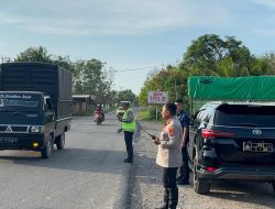 Menjelang Kunjungan Presiden RI ke-7 Joko Widodo ke Kabupaten Mesuji, Kapolres Mesuji Lakukan Pengecekan Menyeluruh Titik Pengamanan