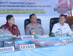 Polda NTB Ungkap 442 Kasus Narkoba dalam Enam Bulan
