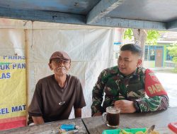 Dari Warung Angkringan, Babinsa Kratonan Bangun Kepercayaan Warga Binaan