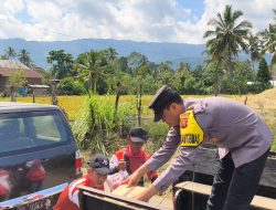 Hari Bhayangkara ke-80, Polres Empat Lawang Salurkan Bantuan untuk Korban Kebakaran di Muara Pinang